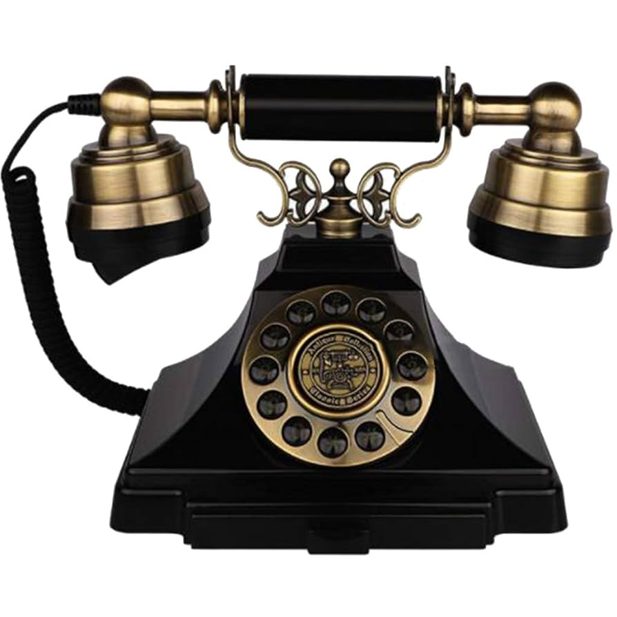 Amazon.com: Classic Vintage Phone with Rotary Dial, Roll